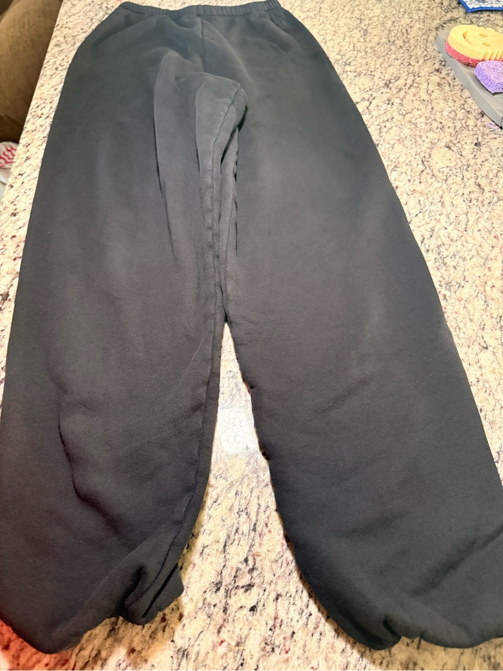 ♡ Joah Brown Oversized Jogger Black French Terry - Picture 7 of 15